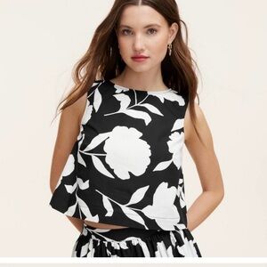 Women's Classic Rose Shell Tank Top - kate spade new york xTarget Black/Cream XL